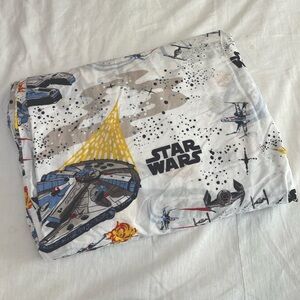 Pottery Barn kids Star Wars millennium falcon twin duvet cover